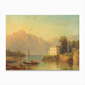 View Of Lake Como Canvas Print