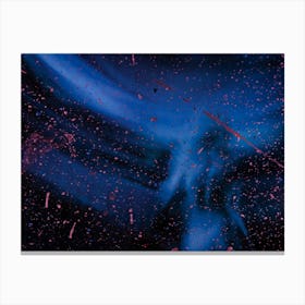 Space - Blue And Purple Canvas Print