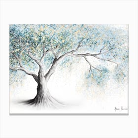 Gentle Frost Tree Canvas Print