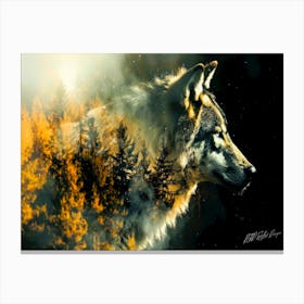 Wolf Blitzer - Wolf Habitat Canvas Print