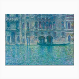 Palazzo Da Mula, Venice (1908), Claude Monet Canvas Print