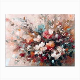 Bouquet Of Flowers - Oil Painting Canvas Print