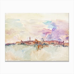 Siena, John Singer Sargent Canvas Print