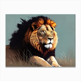 Lion Painting 59 Canvas Print