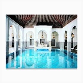 Indoor Swimming Pool Canvas Print