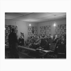 Untitled Photo, Possibly Related To Meeting Of Farmers With Agricultural Agent, Placer County, California By Canvas Print