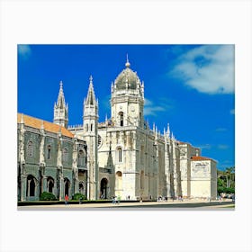 Mosteiro Dos Jeronimos In Lisbon Canvas Print