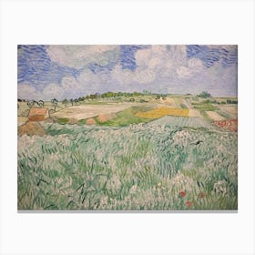 Plain Near Auvers, Vincent Van Gogh Canvas Print