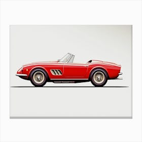 Ferrari 250 Gt California Spyder Car Style Canvas Print