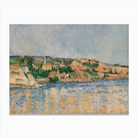 The Village Of L Estaque Seen From The Sea, Paul Cézanne Canvas Print