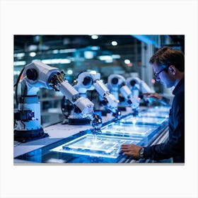 A Dynamic Compelling Exhibitor Of The Ai Driven Automation That Is Reshaping The Modern Industrial (6) Canvas Print