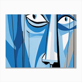 Face Of A Man 2 Canvas Print