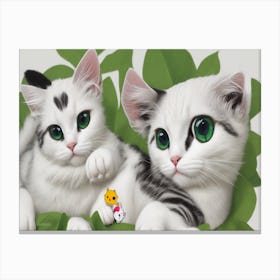 Two Cats Canvas Print