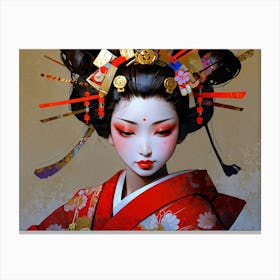 Geisha 5 Canvas Print