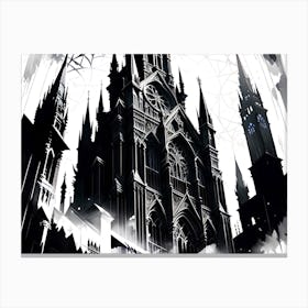 Gothic Cathedral Canvas Print