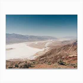 View Over Death Valley Canvas Print
