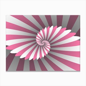 Swiggy Spiral Canvas Print