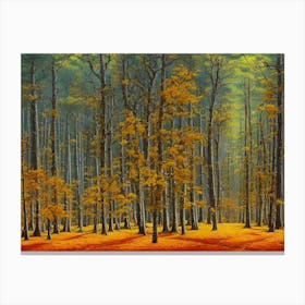 Autumn Forest 32 Canvas Print