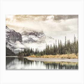 Forest Lake View Canvas Print