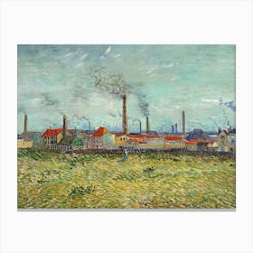 Factory By Vincent Van Gogh Canvas Print