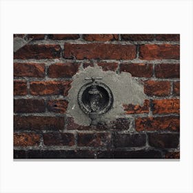 Faucet On A Brick Wall Canvas Print