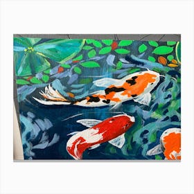Koi Pond Canvas Print