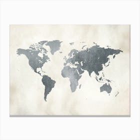World Map No 9 Canvas Print