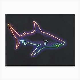 Neon Goblin Shark 6 Canvas Print