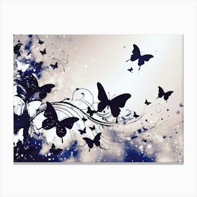 Butterfly Wallpaper 25 Canvas Print