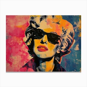Contemporary Artwork Inspired By Andy Warhol 6 Canvas Print