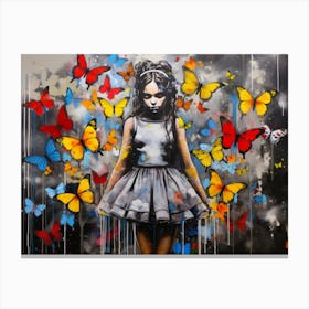 The Girl Outside Canvas Print