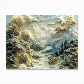 Beautiful 3d Landscapes Canvas Print