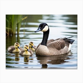 Canadian Geese 2 Canvas Print