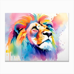 Lion Painting 36 Canvas Print