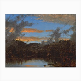 Mist Rising At Sunset In The Catskills, Sanford Robinson Gifford Canvas Print