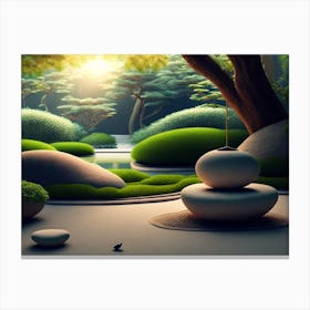 Path to silence Canvas Print