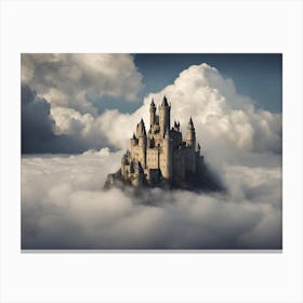 Castle In The Clouds 3 Canvas Print