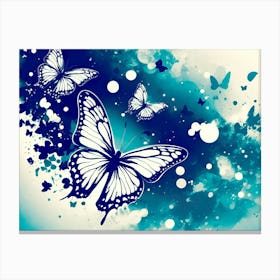 Butterfly Wallpaper 31 Canvas Print