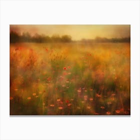 Field Of Flowers Canvas Print