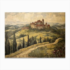 European Countryside Tapestry 12 Canvas Print