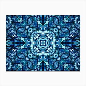 Blue Mandala Canvas Print