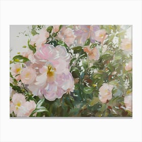 Pink Roses Canvas Print