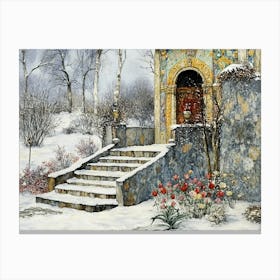 Ukrainian Garden in Winter # 2 Canvas Print