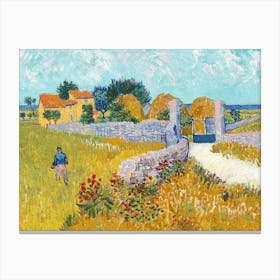 Van Gogh - Farm In The Countryside Canvas Print