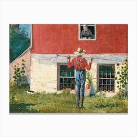 In The Garden (1874), Winslow Homer Canvas Print