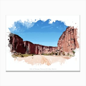 Cañón De Talampaya, Catamarca & La Rioja, Argentina Canvas Print