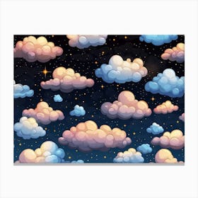 Clouds In The Sky Canvas Print