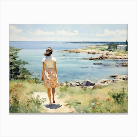 Nostalgic Summers - expressionism 2 Canvas Print