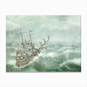 An Unexpected Storm Canvas Print