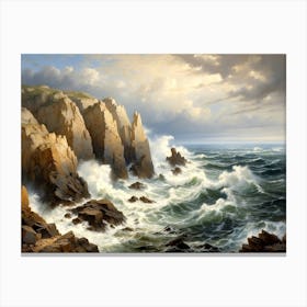 Stormy Sea Canvas Print